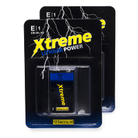 123accu Xtreme Power 9V 6FR61 E-Block batterij 2 stuks  ADR00069