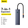 Baseus UltraJoy 7-poorts Hub (grijs)  ABA00200 - 7