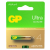 GP Ultra G-Tech AAA / MN2400 / LR03 Alkaline Batterij (4 stuks)  AGP00308 - 1