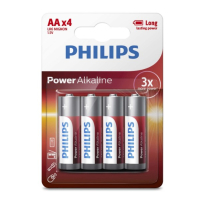 Philips Power AA / MN1500 / LR06 Alkaline Batterij (4 stuks, 2300 mAh)  098300