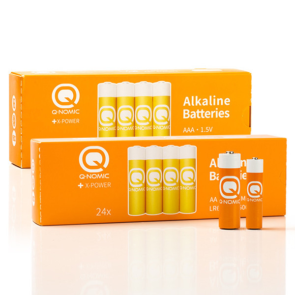 Q-Nomic Combi deal: Q-nomic Power AA + AAA batterijen (2x 24 stuks)  AQN00022 - 1