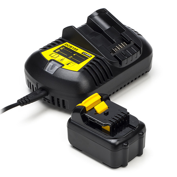 Starterset: DeWalt DCB126-XJ / 12V XR accu + lader (12 V, 4.0 Ah, 123accu huismerk)  ADE01219 - 1