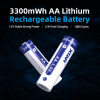 XTAR oplaadbare AA 1.5V li-ion batterijen inclusief lader (4 stuks, 2000 mAh)  AXT00097 - 4