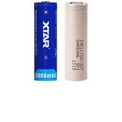 21700 oplaadbare lithium batterijen
